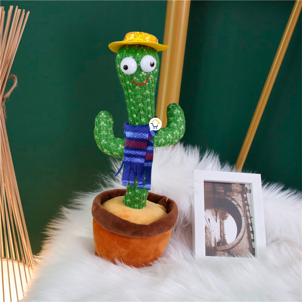 Miniatura 5 de Cactus Bailarín Peluche Parlante 343M